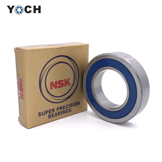 NSK铬钢精密角接触球轴承7312钻井平台轴承